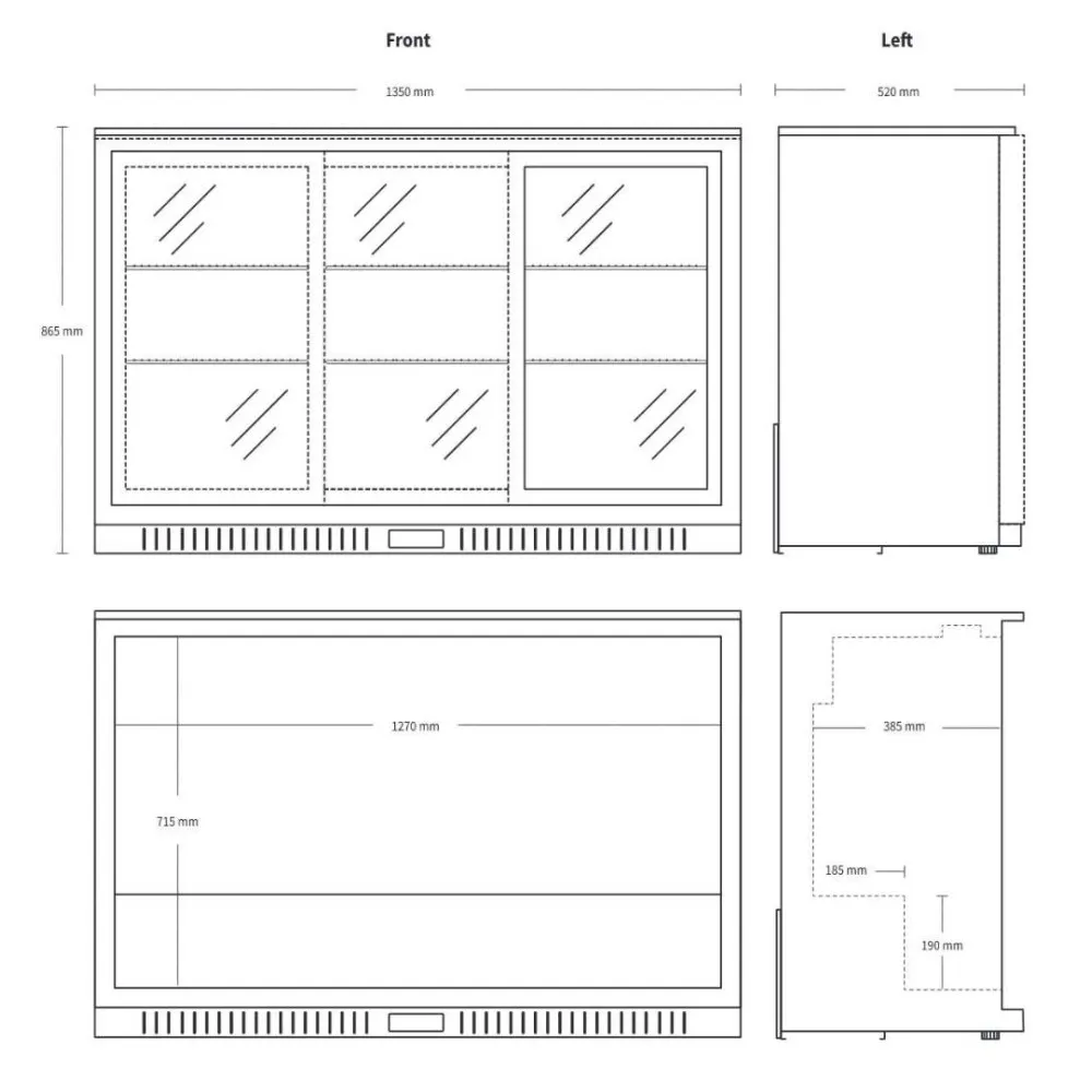 Refrigerator SC311SLE - Perfect for Tight Spaces
