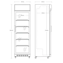 Ledusskapis 360L SD420E