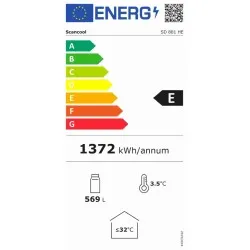 Vitrīna ar veramām durvīm SD881BHE