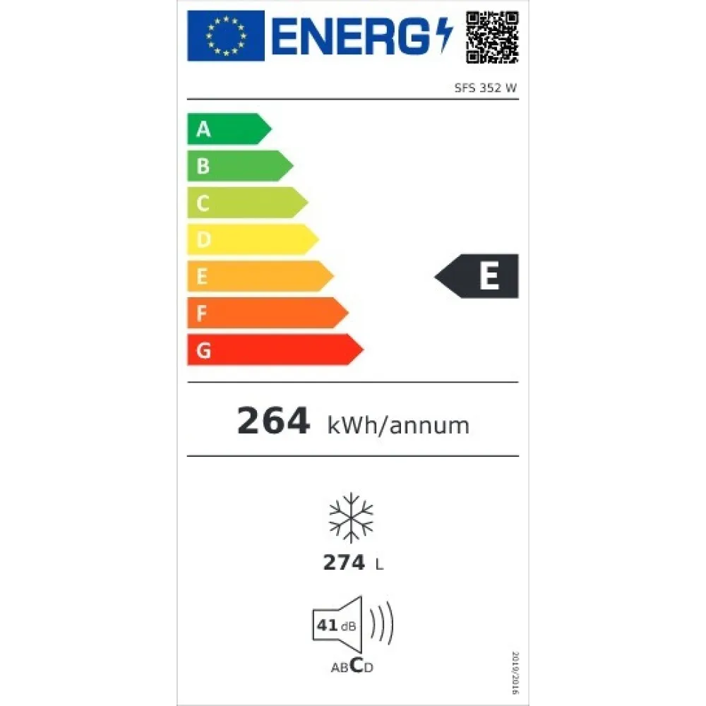 Šaldiklis SFS 352 W – Puikus pasirinkimas
