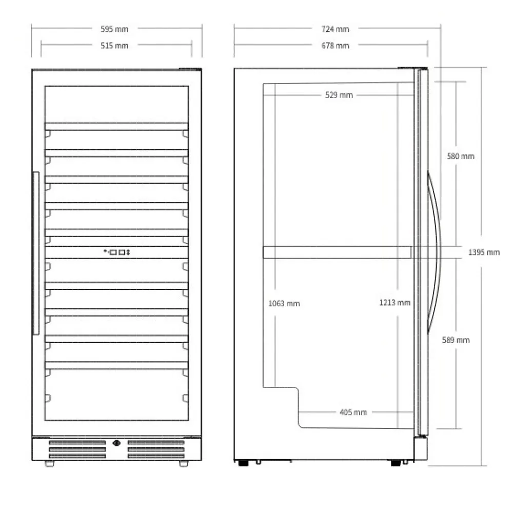 Elegant Wine Storage Cooler SV 104 B
