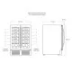 Elegant Dual-Zone Wine Cooler 119L