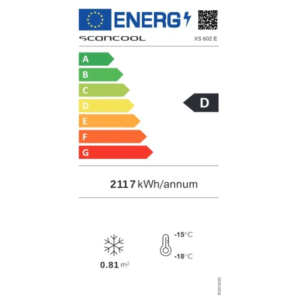 Professional Freezing Showcase XS602E