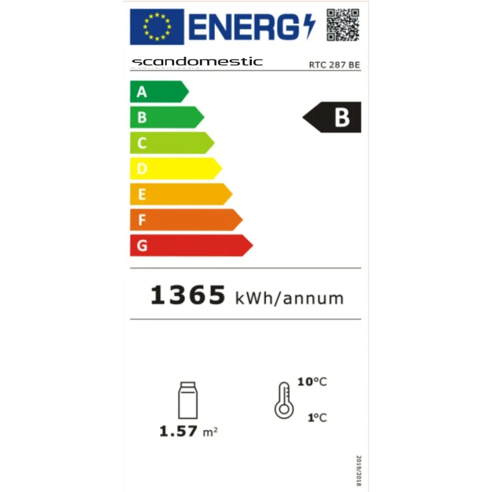 Must Külmvitriin RTC287BE