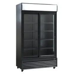 Ledusskapis vitrīna SD 1002 BSLE