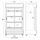 Versatile Display Refrigerator SD 1002 BSLE