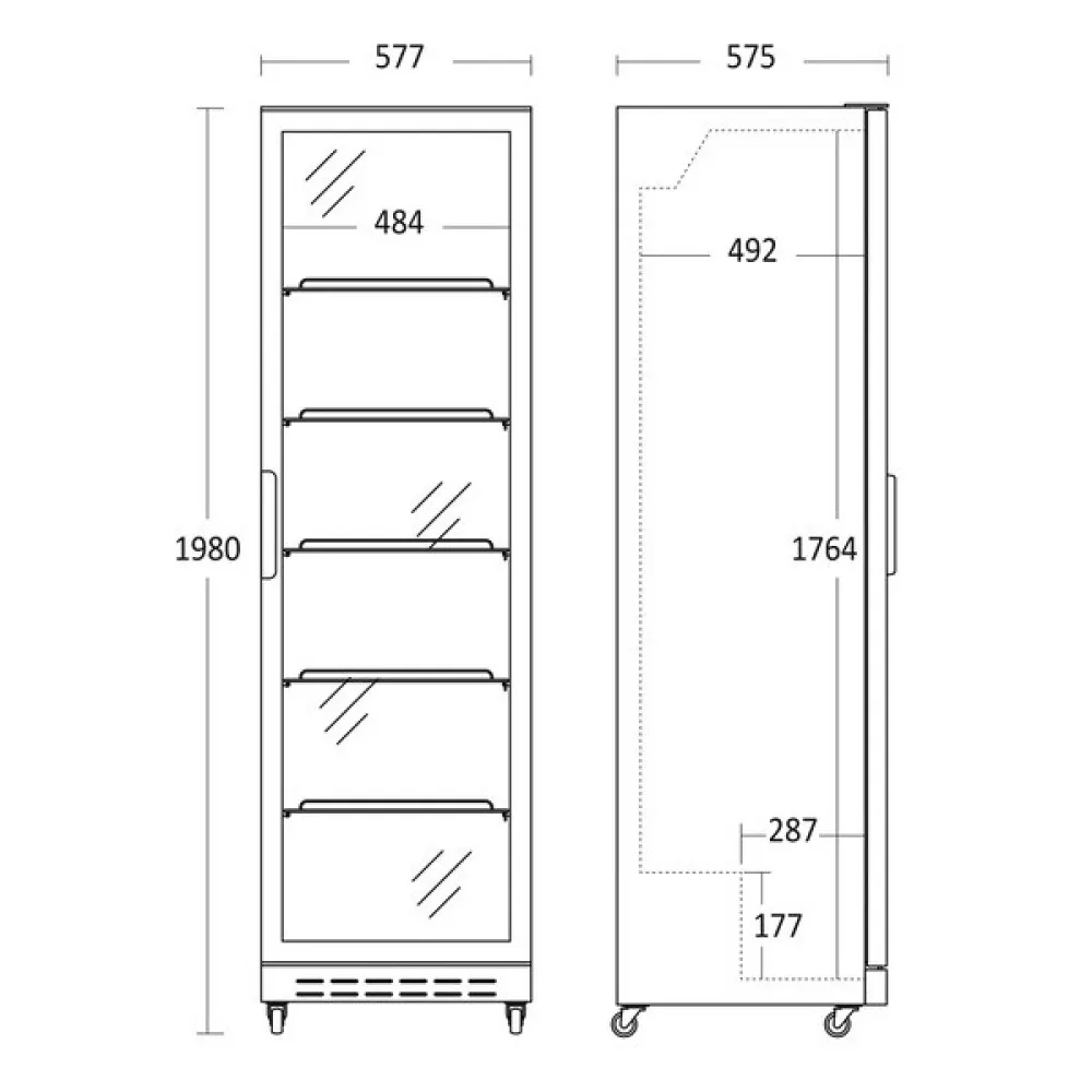 EcoCool 430 Display Refrigerator