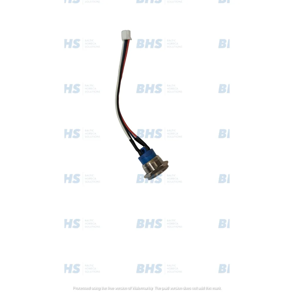 Inox LED poga 30V DC - Balta, moderna