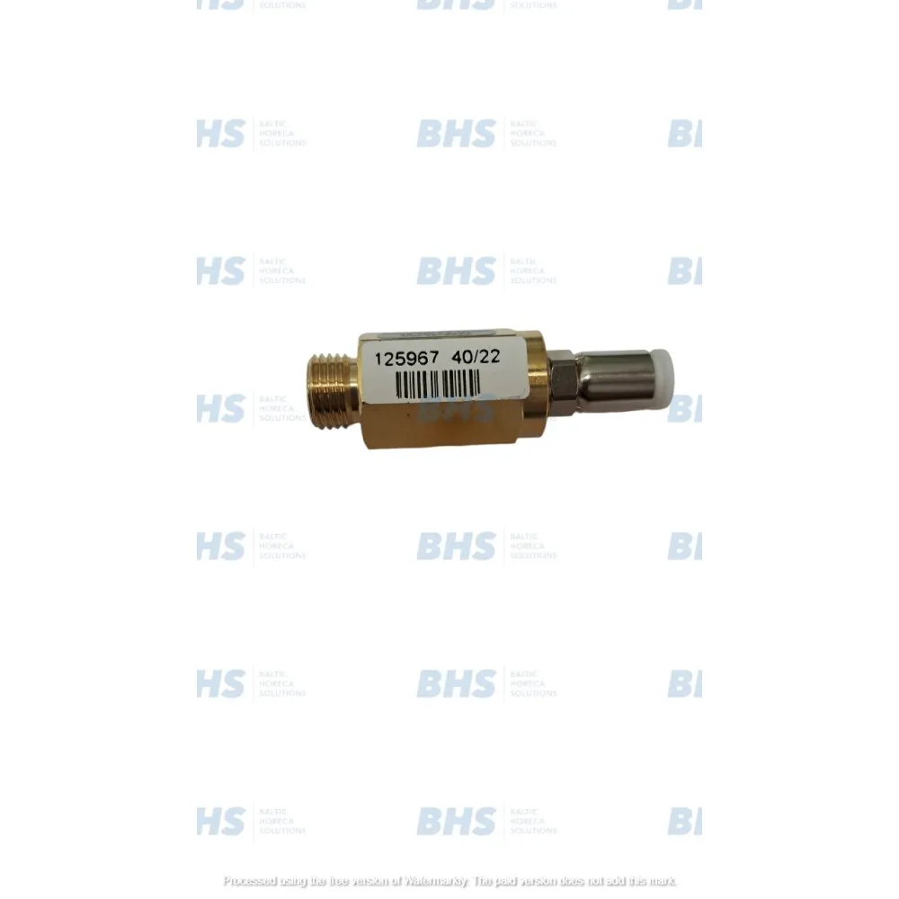 Soupape de sécurité en laiton 16 bars M10x1
