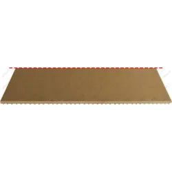 REFRACTORY STONE 660x330x11+3 mm