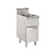 Professional 2x8 L Gas Fryer with Cold Zone