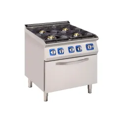 Gāzes plīts ar gāzes cepeškrāsni 41.5 kW