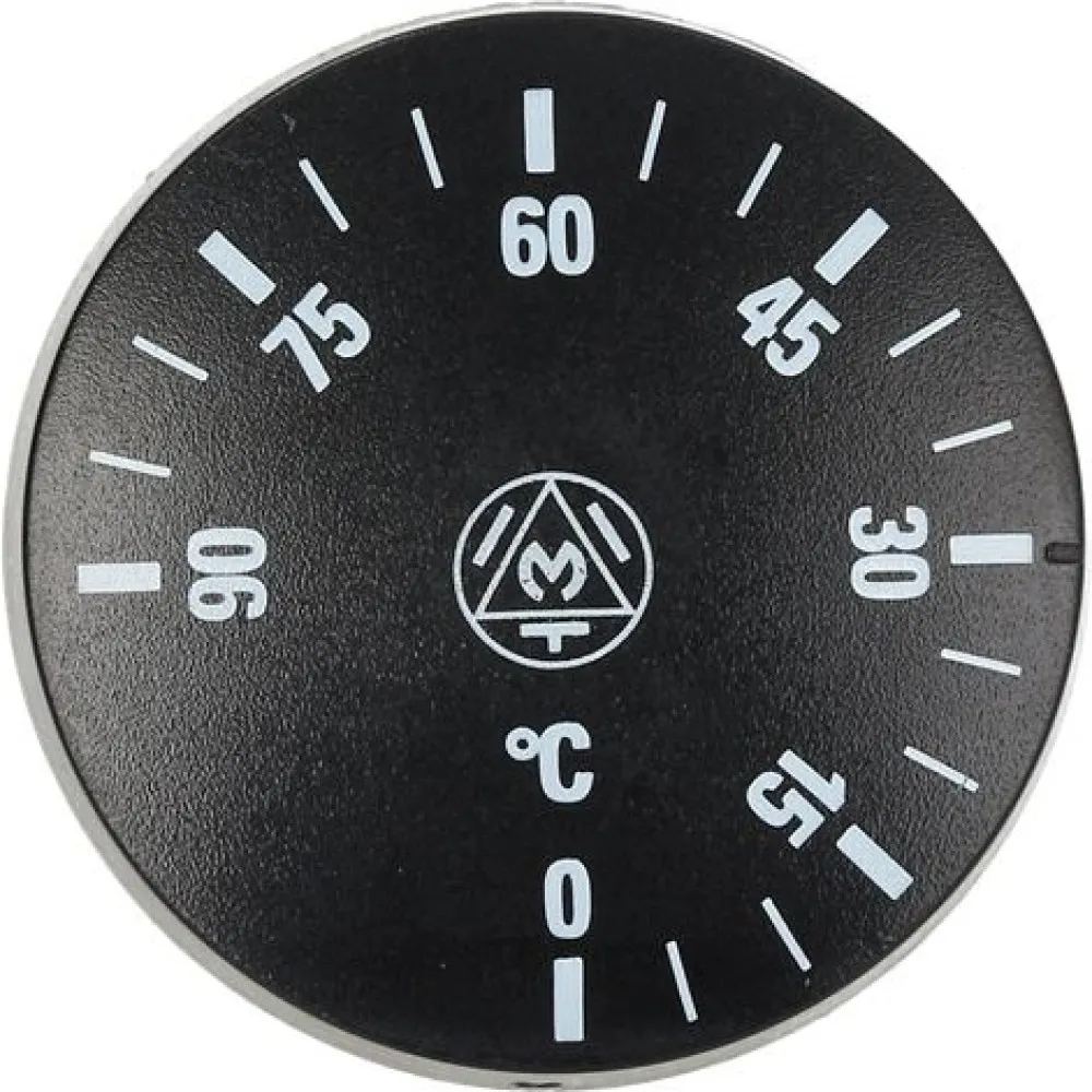 Indaplovės Juodas Rankenėlis 41 mm (0-90°C)