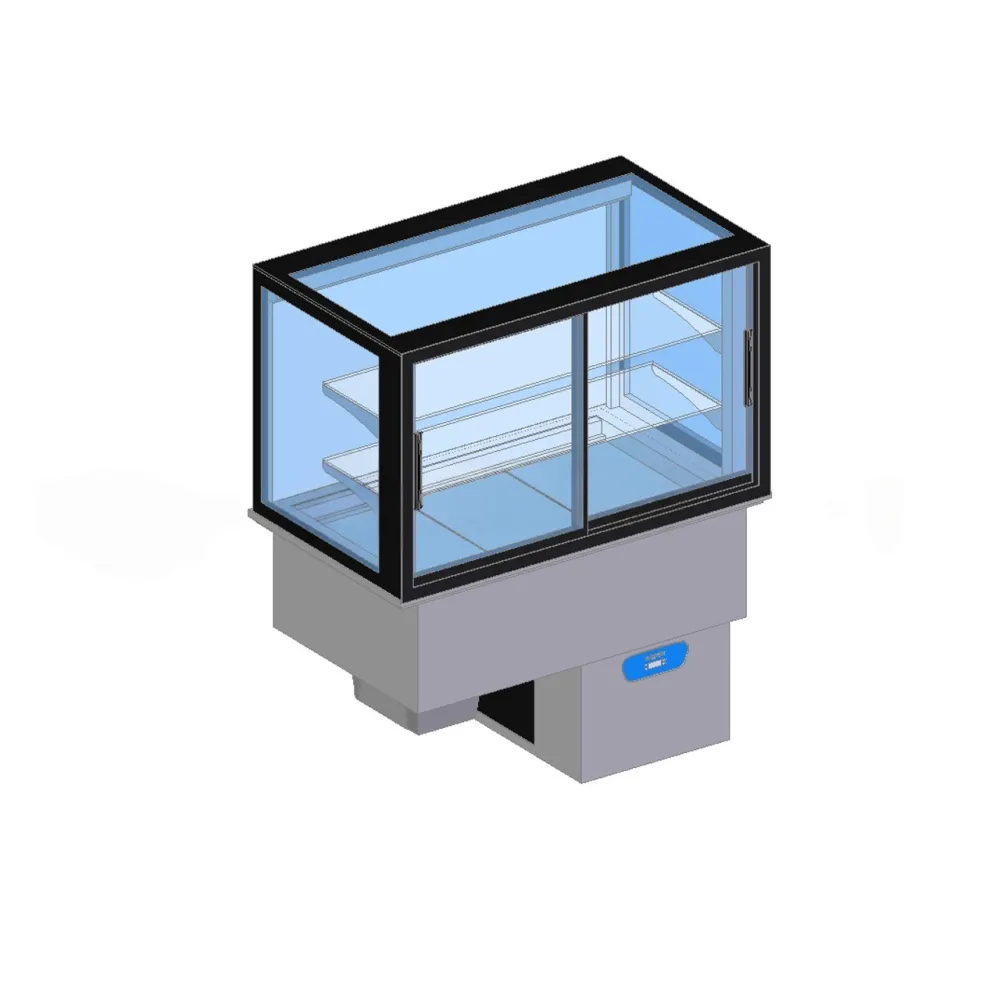 Sliding Door Cold Display Refrigerator
