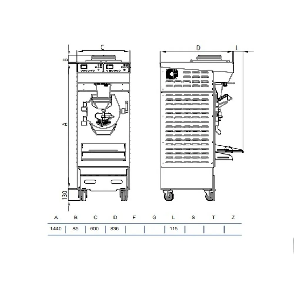 Pro-Series Combined Ice Cream Freezer RHB15/60