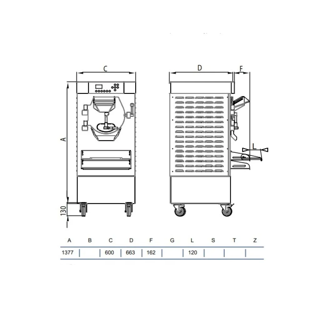 HBE400 Gelato Master Machine