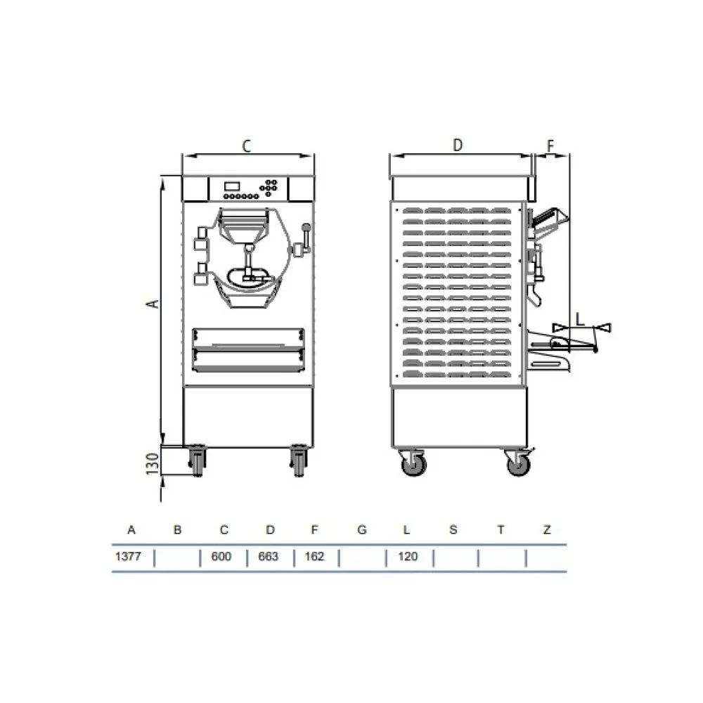 HBX1000 Premium Ice Cream Batch Freezer