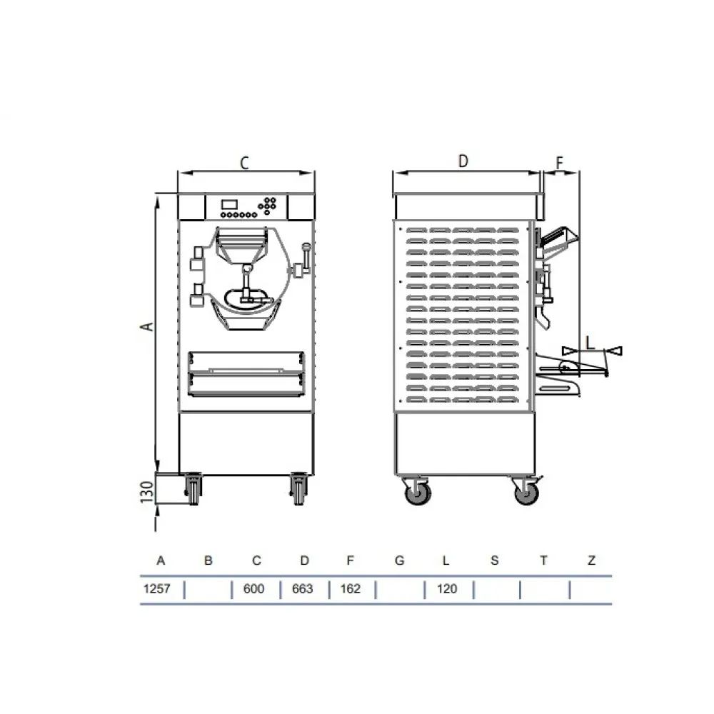 HSE1000 Gelato Production Machine
