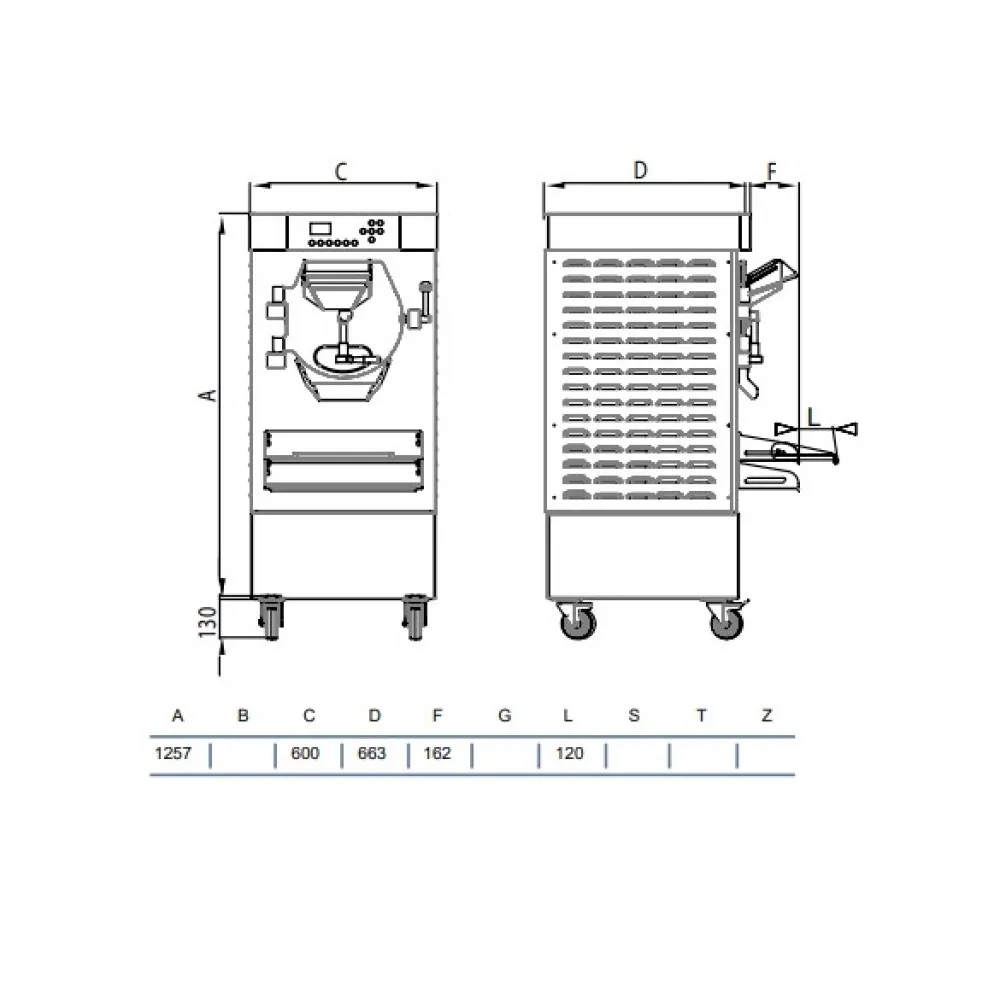 Automated HSX300 Gelato Batch Freezer