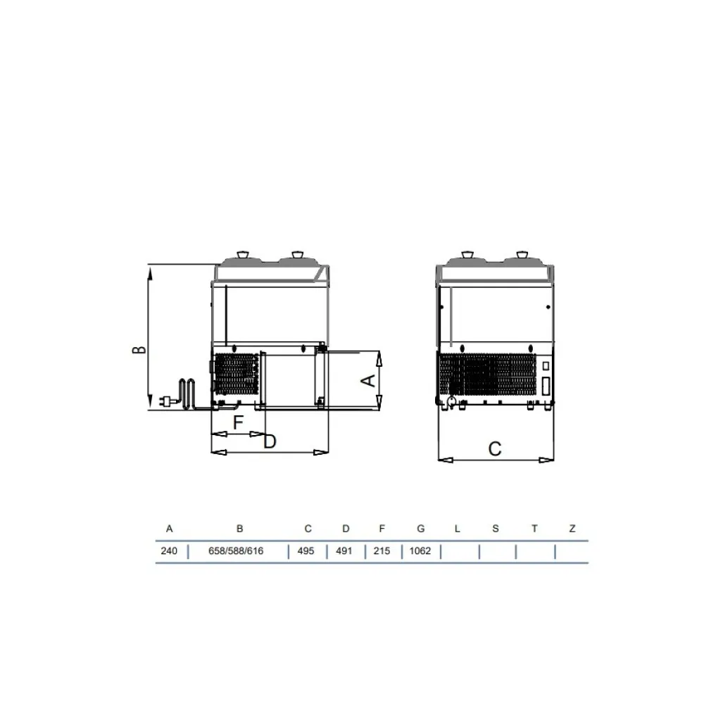 Congélateur vitré V410CFI
