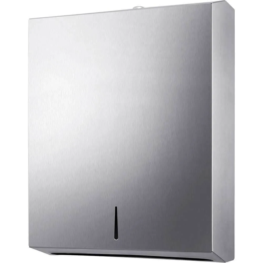 Universal Hand Towel Dispenser in Stainless Steel