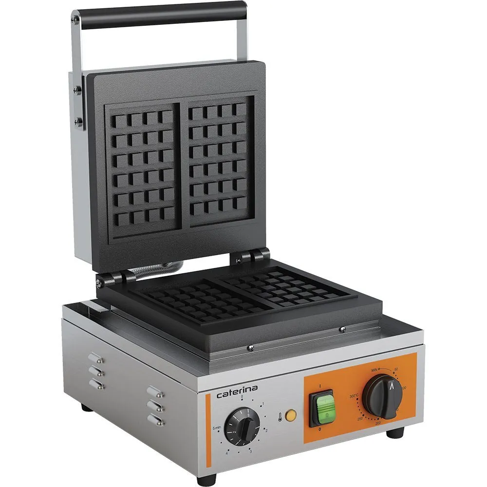 Gourmet Waffle Maker with Durable Cast Iron Plate