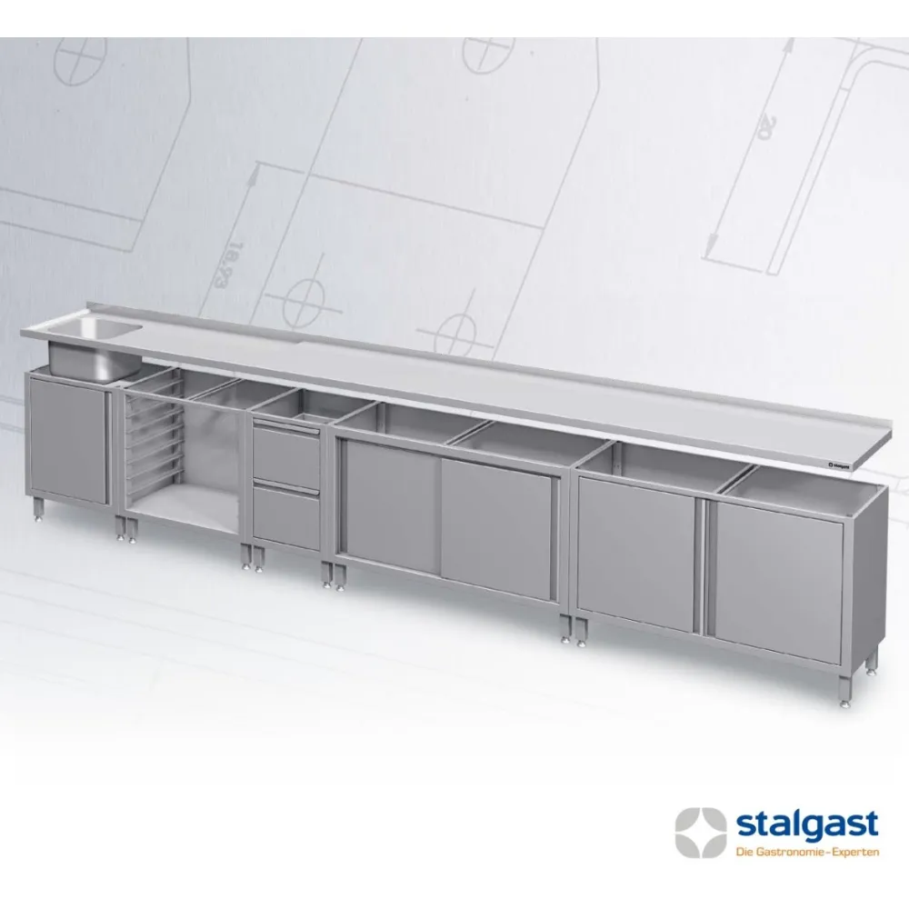 H-810 mm Steel Under-Sink Organizer