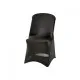 Housse de chaise élégante noire Housse de chaise élégante noire