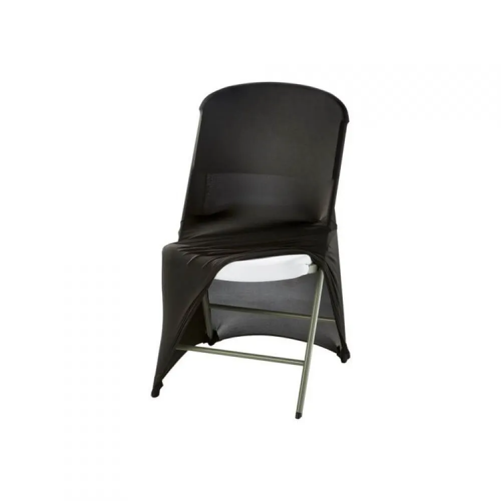 Housse de chaise élégante noire Housse de chaise élégante noire