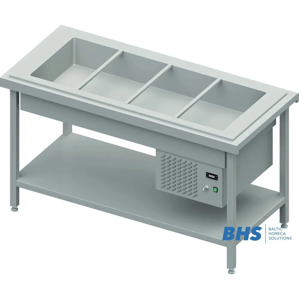Chafing Dish with Spacer for 4xGN1/1 - Stainless Steel