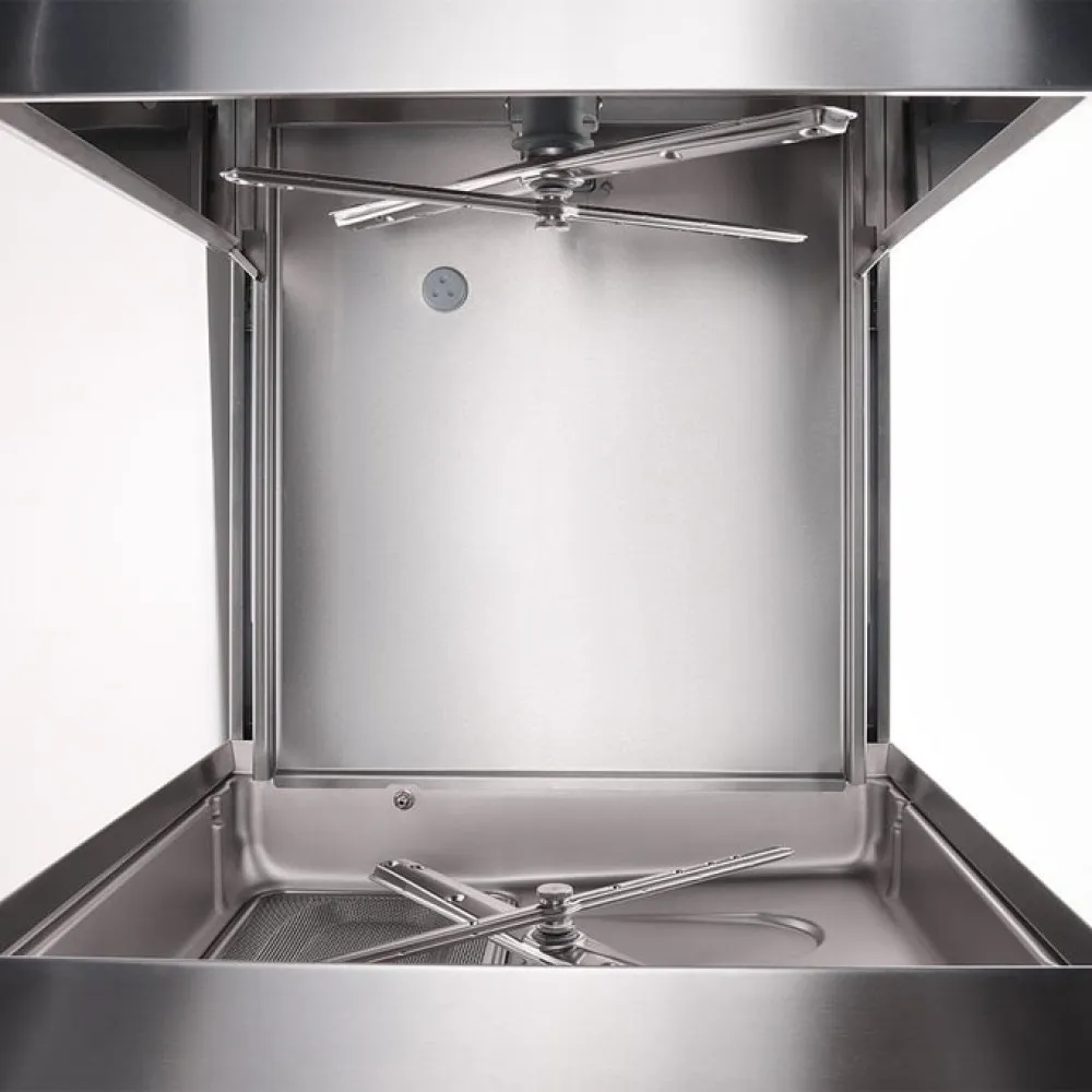 High-Performance Hood Type Dishwasher with Rinse Boost Technology