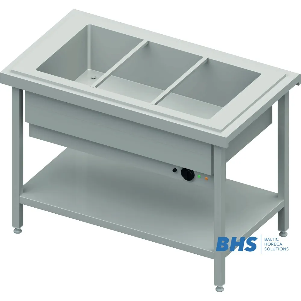 Elegant Hot Chafing Dish with One Compartment 3xGN1/1
