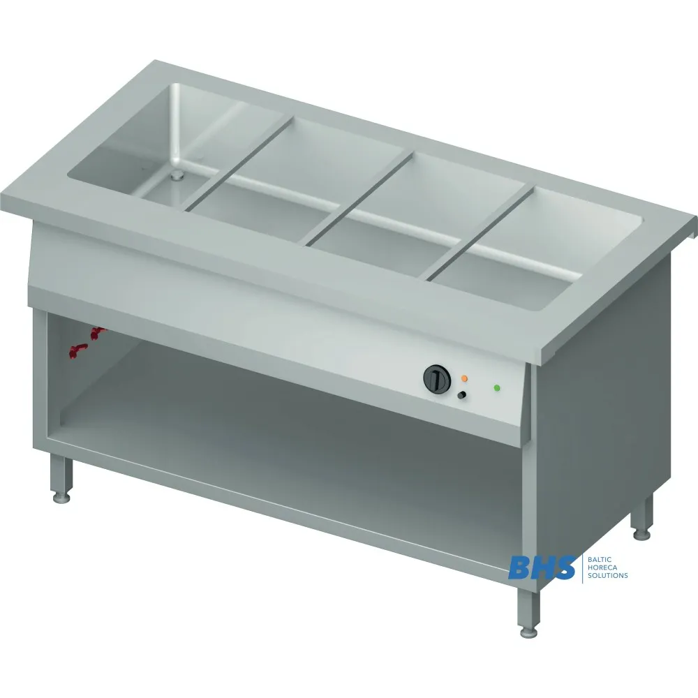 Versatile Cold Chafing Dish 4 GN1/1 with Additional Shelf Versatile Cold Chafing Dish 4 GN1/1 with Additional Shelf