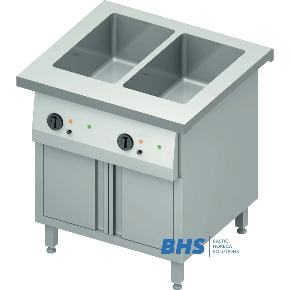 Professional Chafing Dish with Heating Compartment & Separator - GN 1/1