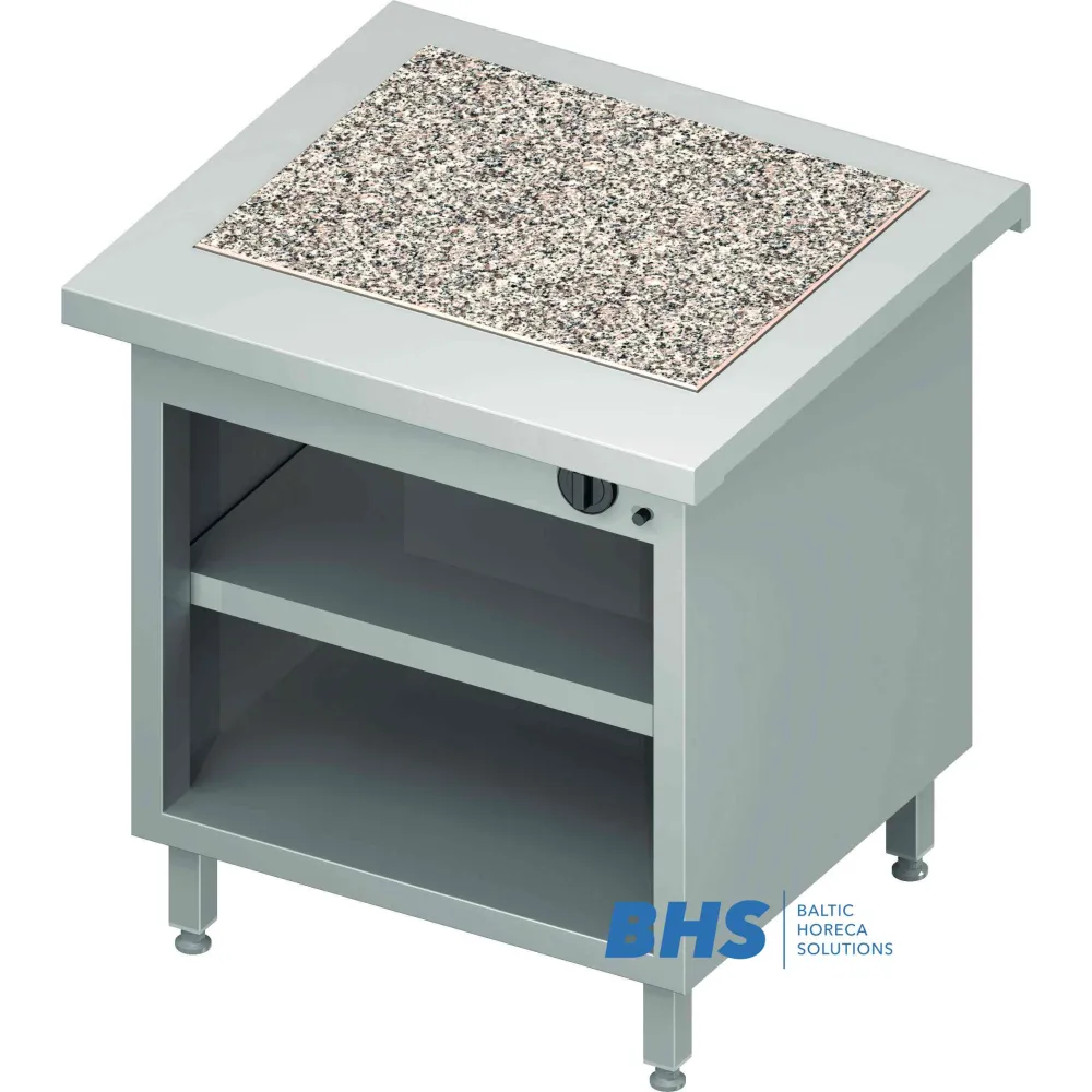 Professional Grade Hot Granite Surface 3 GN1/1 with Storage Shelf Professional Grade Hot Granite Surface 3 GN1/1 with Storage Shelf