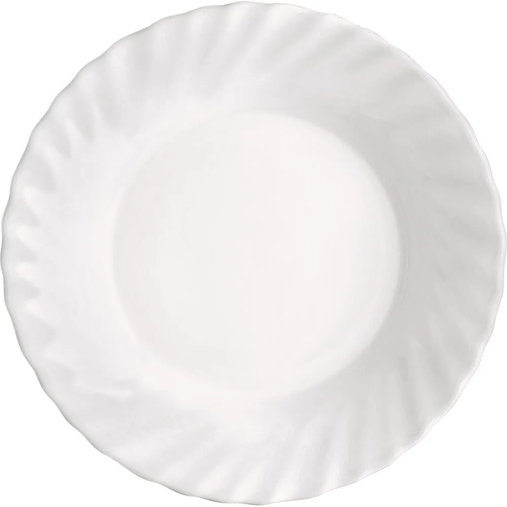 Stilīgs Opāla Stikla Servēšanas Šķīvis 255 mm