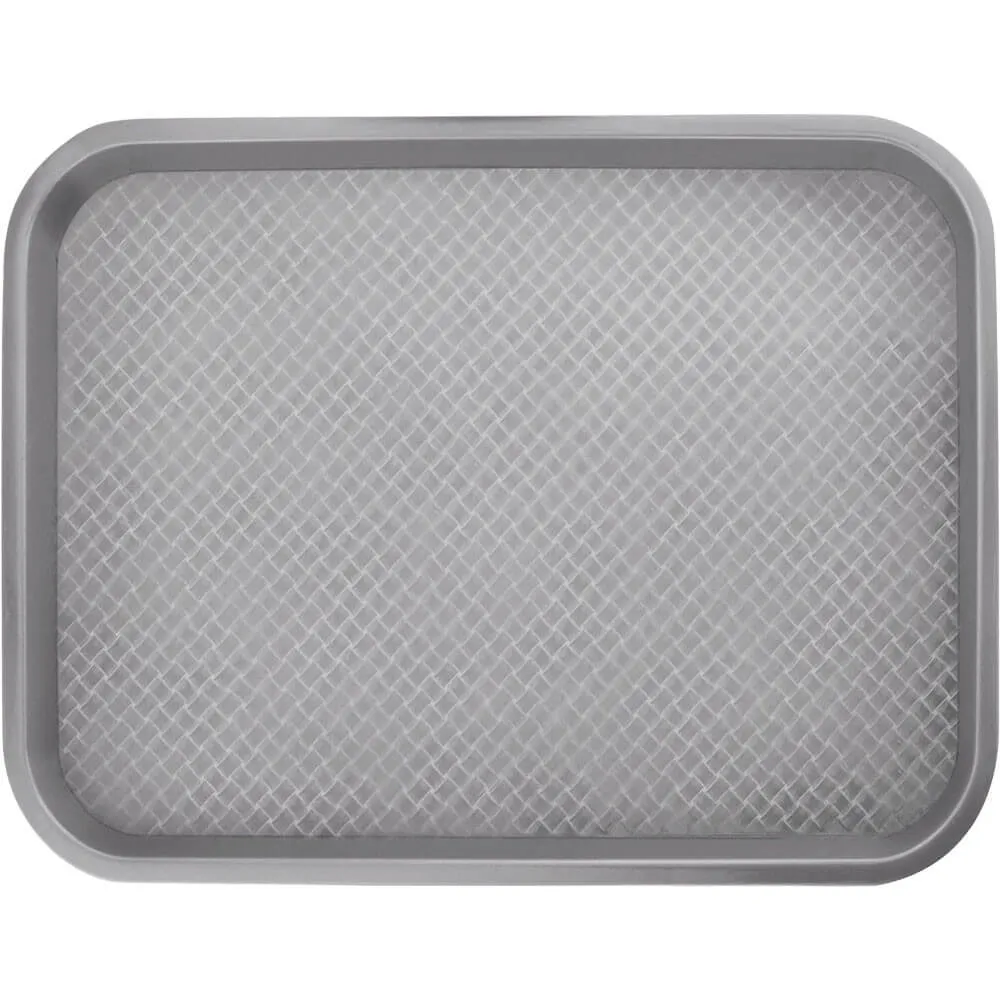 Modern Gray Serving Tray - 45x35 cm