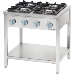 Gāzes plīts ar 4 degļiem 800 22,5 kW