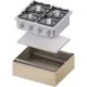 Профессиональная газовая плита с 4 конфорками 800 22,5 кВт