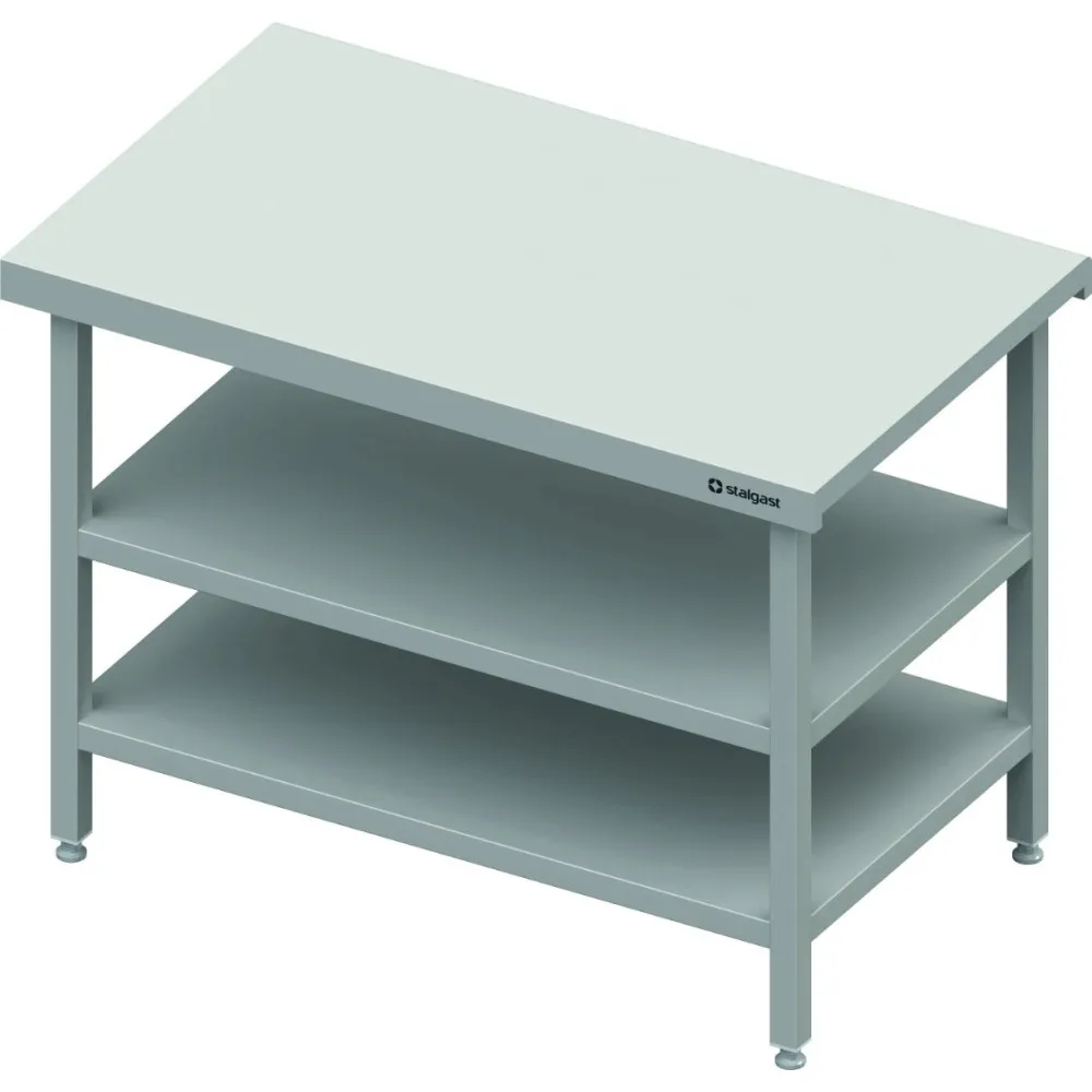 Dual-Level Neutral Station with Under-Shelf Storage