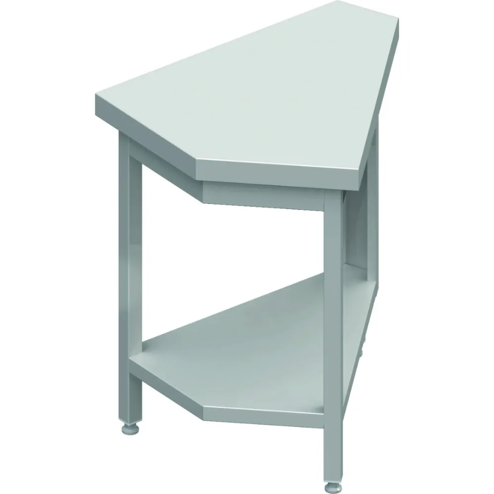 Compact Corner Steel Table