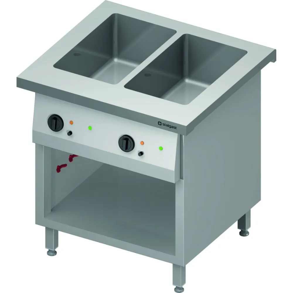 Versatile Cold Chafing Dish with Separator & Shelf