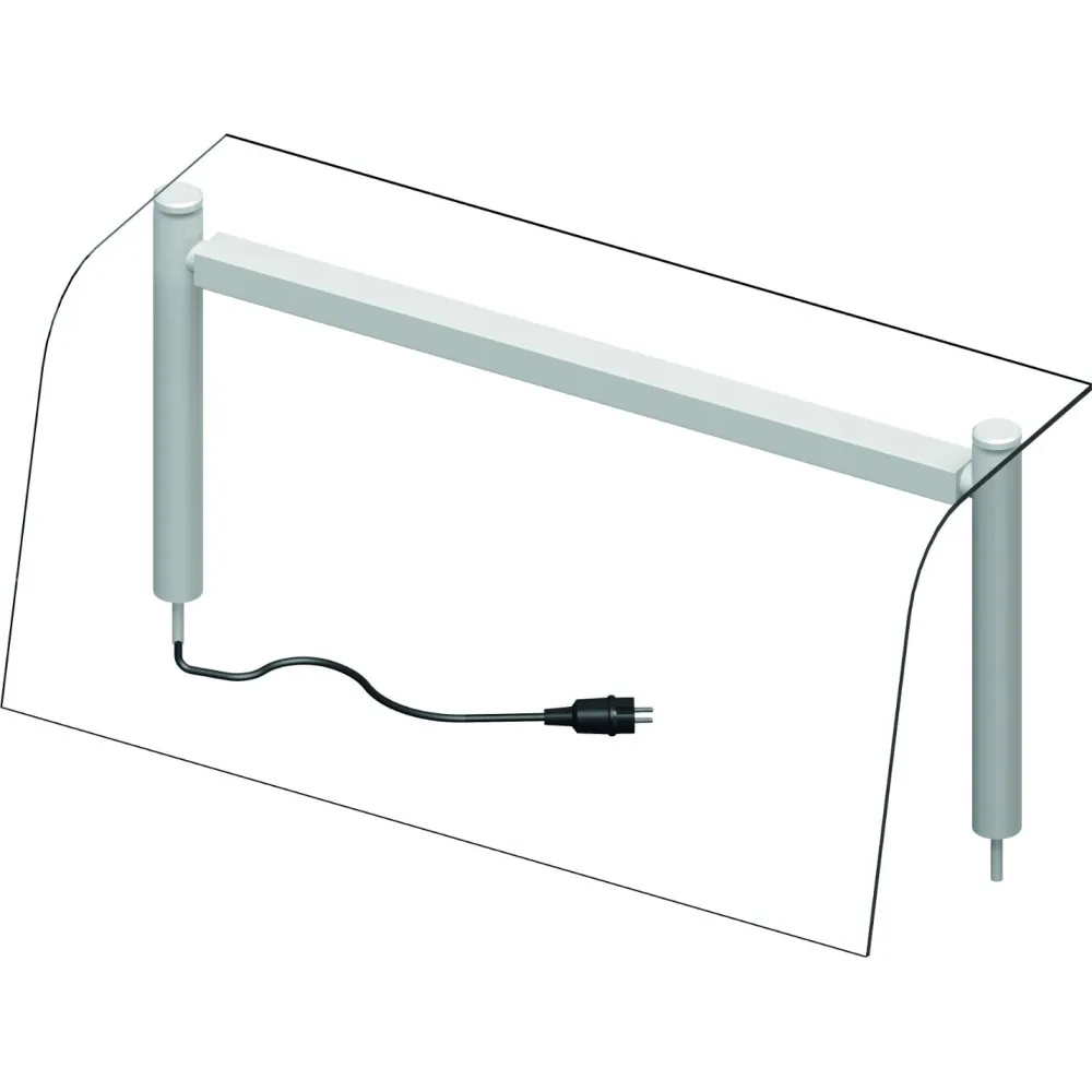 990 mm Curved Glass Heating Display Solution