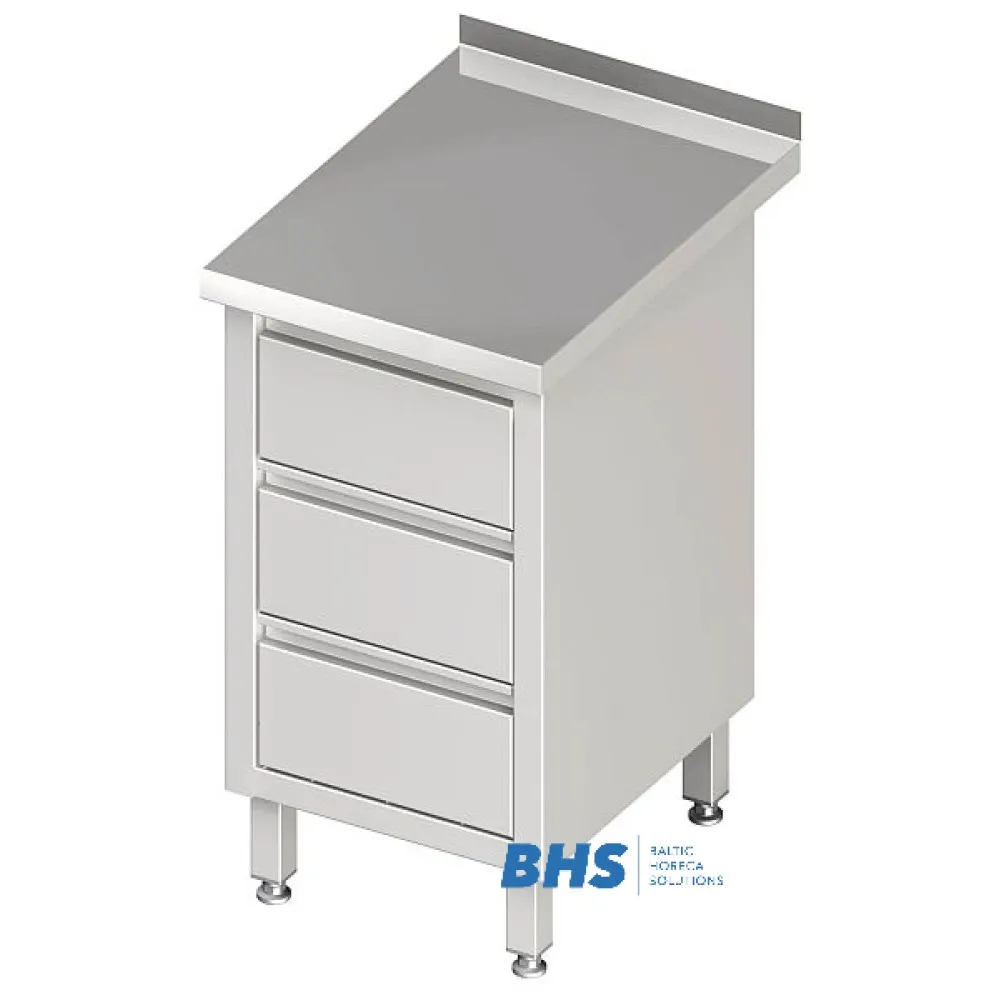 Versatile Steel Desk with Triple Drawer Storage