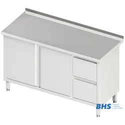 Galds ar 2 atvilktnēm un 2 veramām durvīm 1100 mm