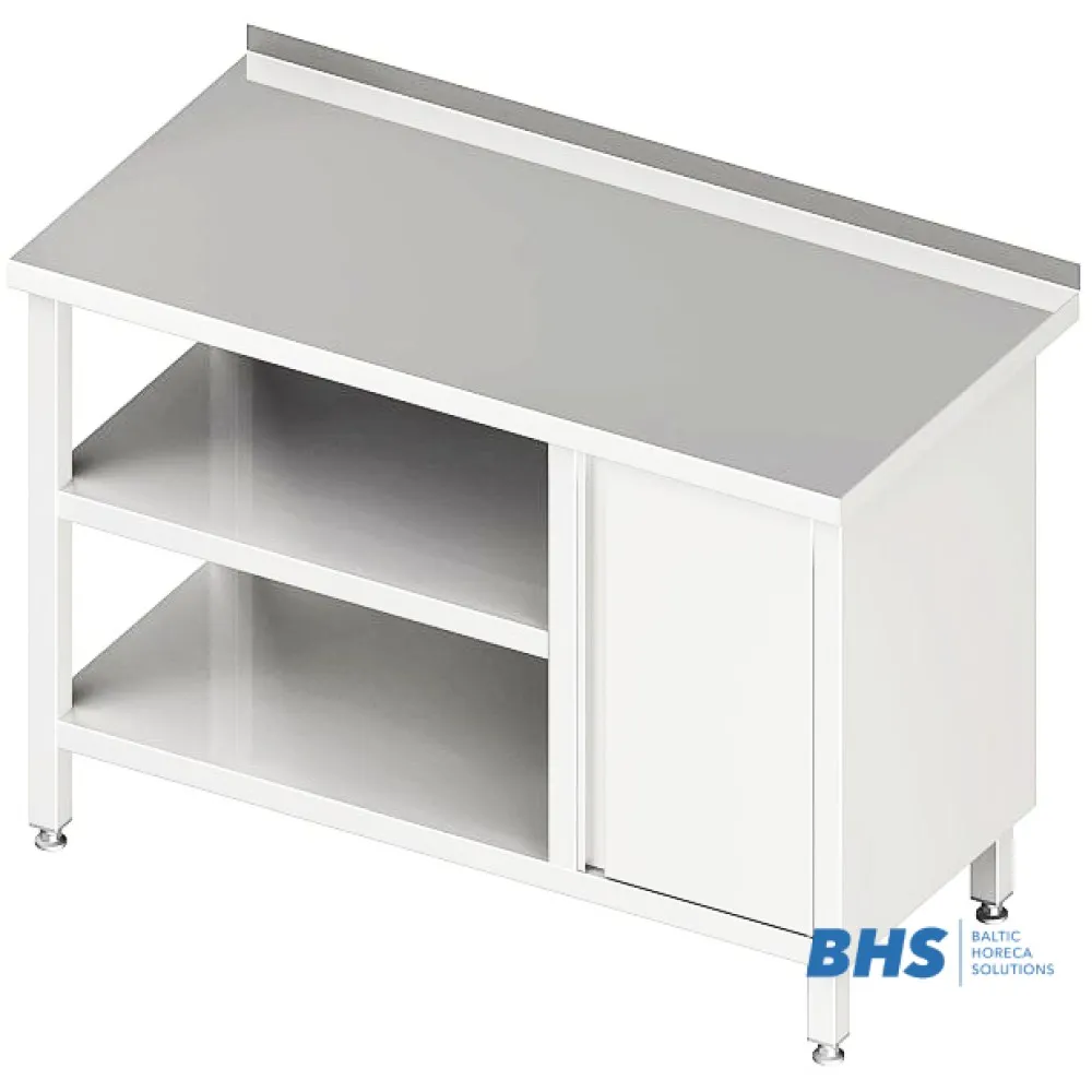 Table robuste avec rangement intégré