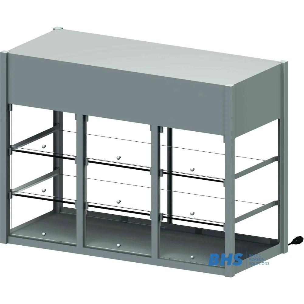 Versatile 1435 mm Self-Service Canteen Showcase