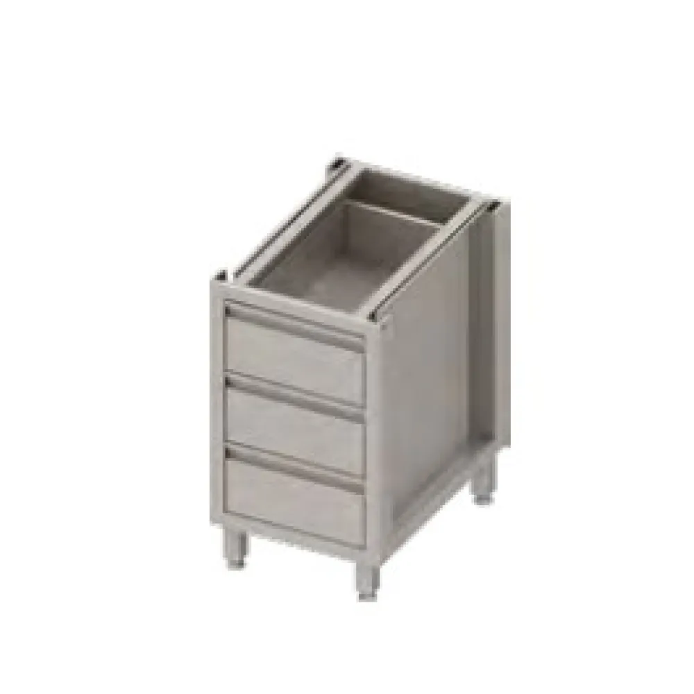 Modern 3-Drawer Metal Storage Cabinet
