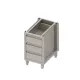 Modern 3-Drawer Metal Storage Cabinet