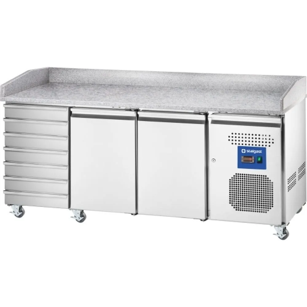 Refrigerated Pizza Preparation Table with Drawers
